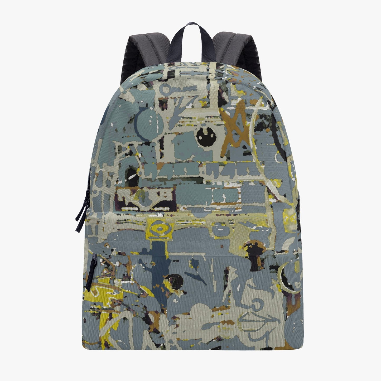 Amsterdam Graffiti  Blue Canvas Backpack