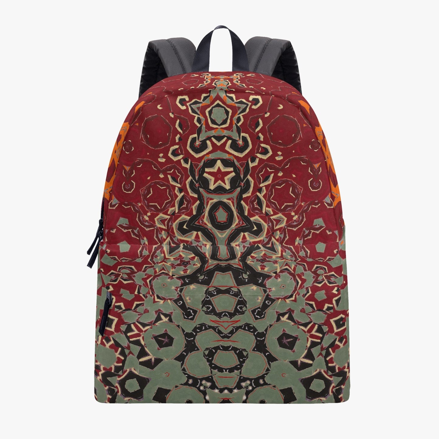 Santa Fe Red Canvas Backpack