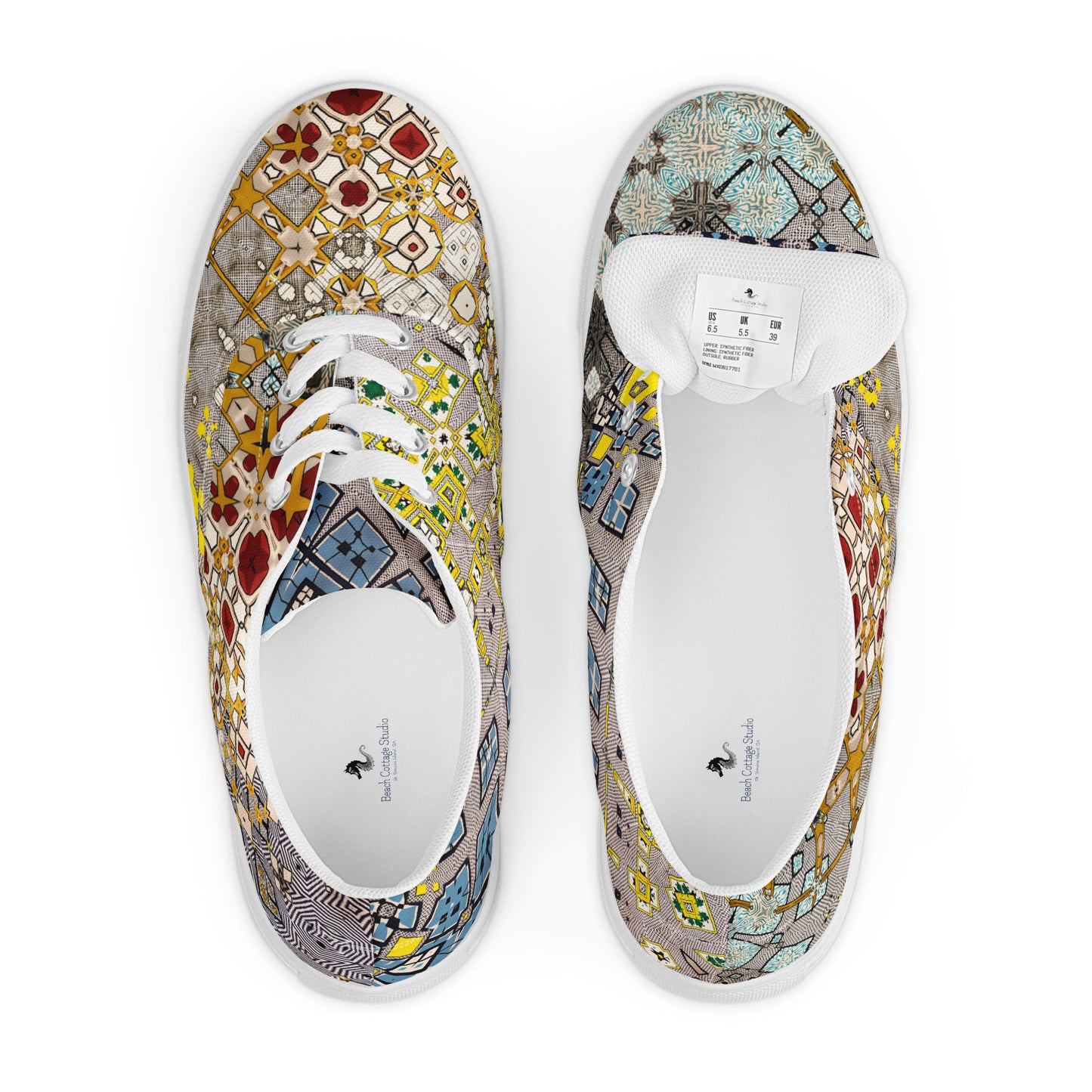 Lichtenstein Women’s lace-up canvas shoes